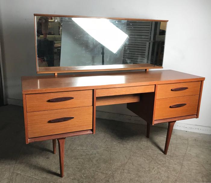 Unusual Modernist Vanity/Desk Made in Denmark For Sale at 1stDibs ... Handmade vanity desk furniture for stylish home decor