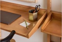 Modular wall desk furniture with bookshelf